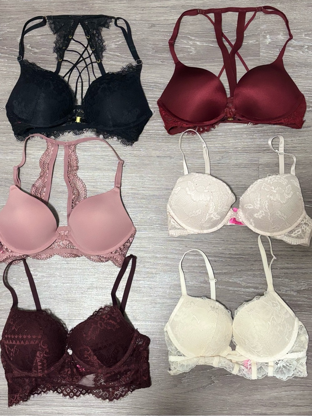 La Senza Discontinued Bra Collection Bundle - 32B